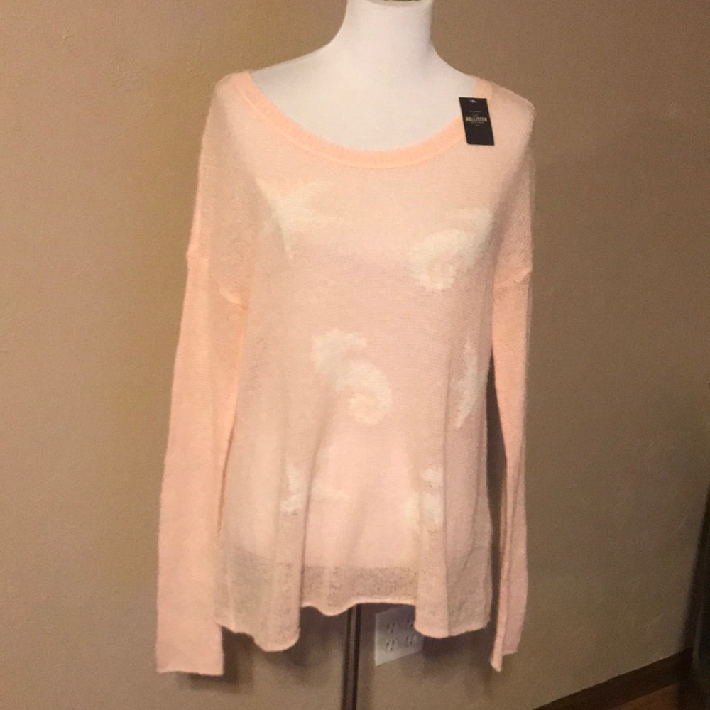 NWT open knit Hollister sweater